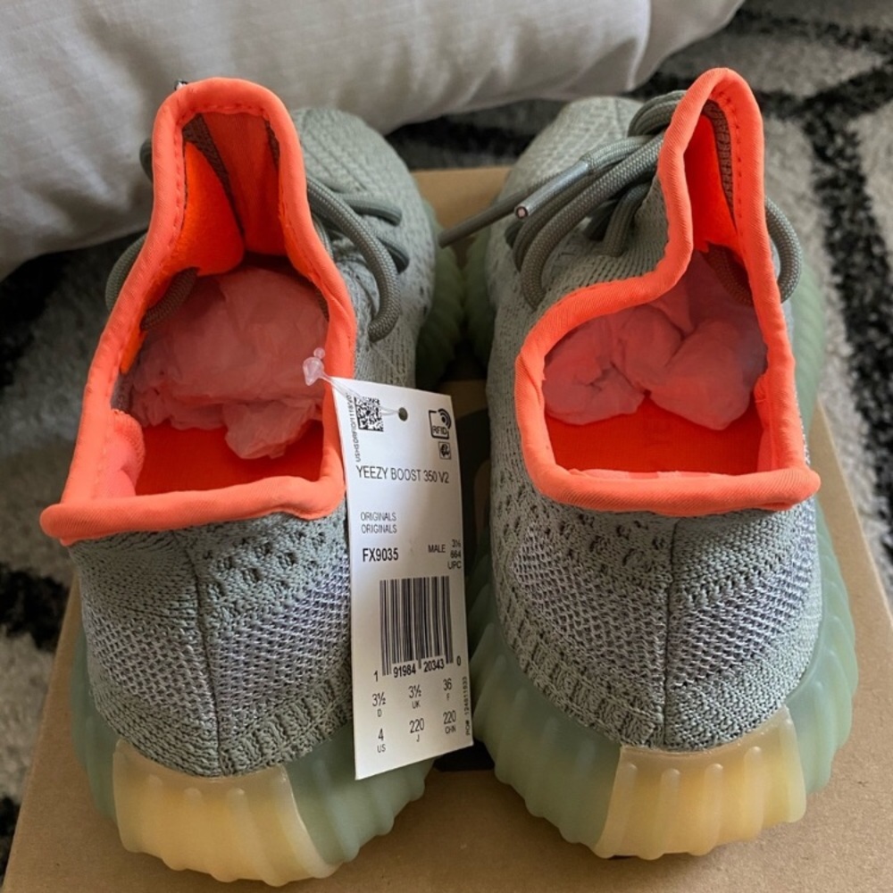 Yeezy 350 Boost - Desert Sage - Size 4 men - Picture 4 of 7